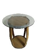 Tonneau Mange Debout Plateau Verre Rond