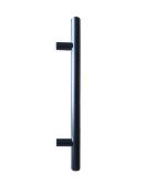 lot de 2 Poignes mtal noire pour bar