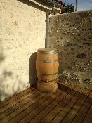 Tonneau Récupérateur D'eau 225 L Avec Socle