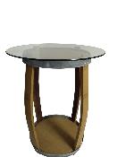 Tonneau Mange Debout Plateau Verre Rond