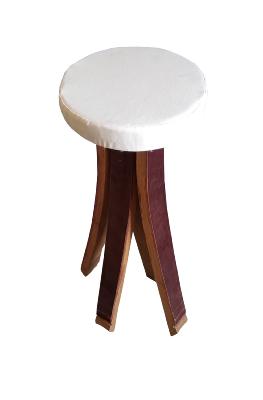 Tabouret De Bar En Douelles De Barrique