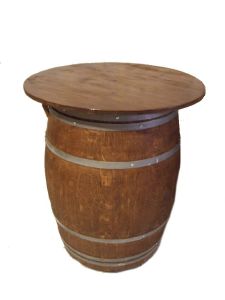 Tonneau Table Haute Chêne | Mange Debout